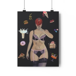 Lady Gluttony - Giclée Art Print